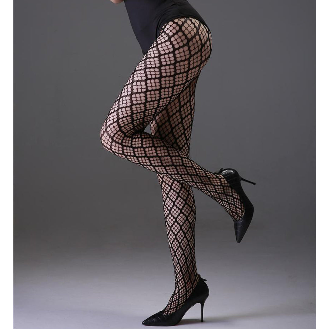 Leg Stocking - Black Hose Sajiero
