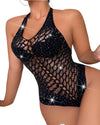 Half Body Stocking - Glimmer Mesh Sajiero