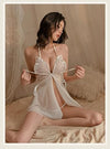 Butterfly Mesh Nightgown ( White ) SENCIA.