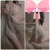 Butterfly Mesh Nightgown ( White ) SENCIA.