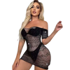 Off Shoulder Half Body Stocking Sajiero