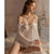 Ayleen Mesh Babydoll Two Piece Lingerie(White) SENCIA.