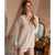 Ayleen Mesh Babydoll Two Piece Lingerie(White) SENCIA.