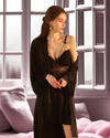 SENCIA LULU &amp; SKYBlack NightGown Set Sencia Lingerie