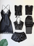 Black 6 Piece Dowry Set The Sleepy Goodies