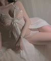 Butterfly Mesh Nightgown ( White ) SENCIA.