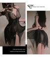 Butterfly Mesh Nightgown ( Black ) SENCIA.