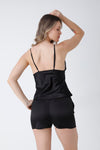 Satin Black Nightgown Set karlinax Offical