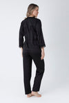 Satin Black Nightgown Set karlinax Offical